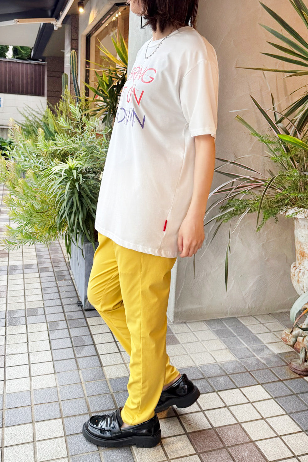 sfide(スフィーデ)BRING IT ロゴTシャツ 1242011 ホワイト