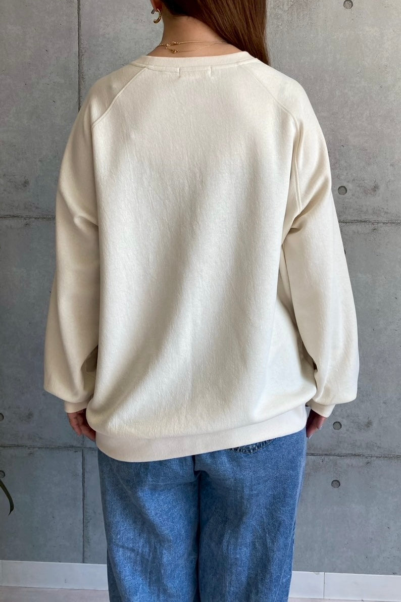 ★フロッキープリントスウェット