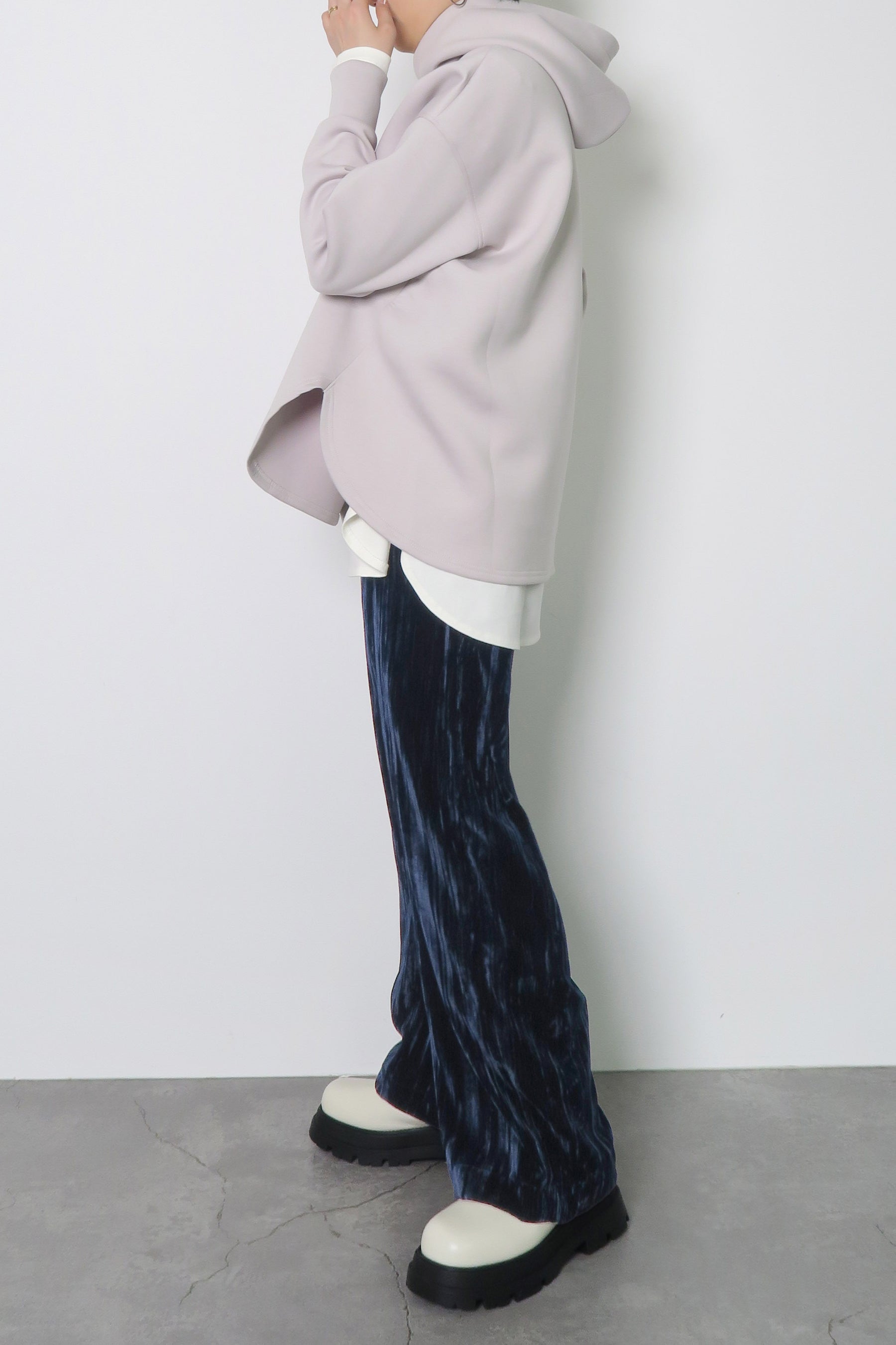MICALLE MICALLE (ミカーレミカーレ) ベロア ワイドパンツ