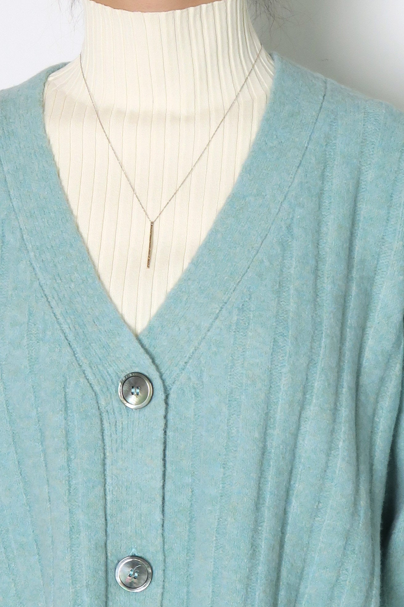 Torrazzo Donna(トラッツォ ドンナ) ワイド リブ カーディガン