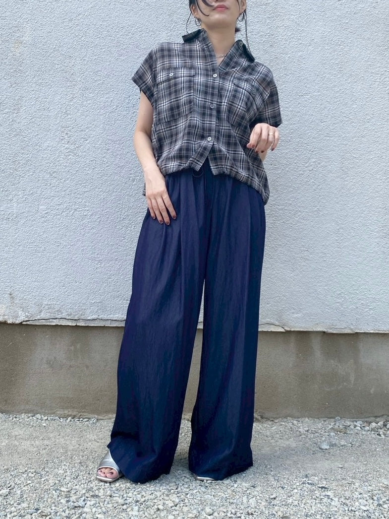 タックイージーワイドパンツ