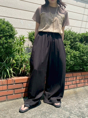 タックイージーワイドパンツ
