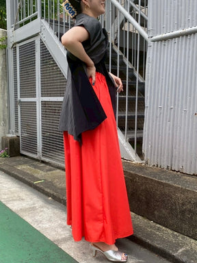 ウエストギャザースカート