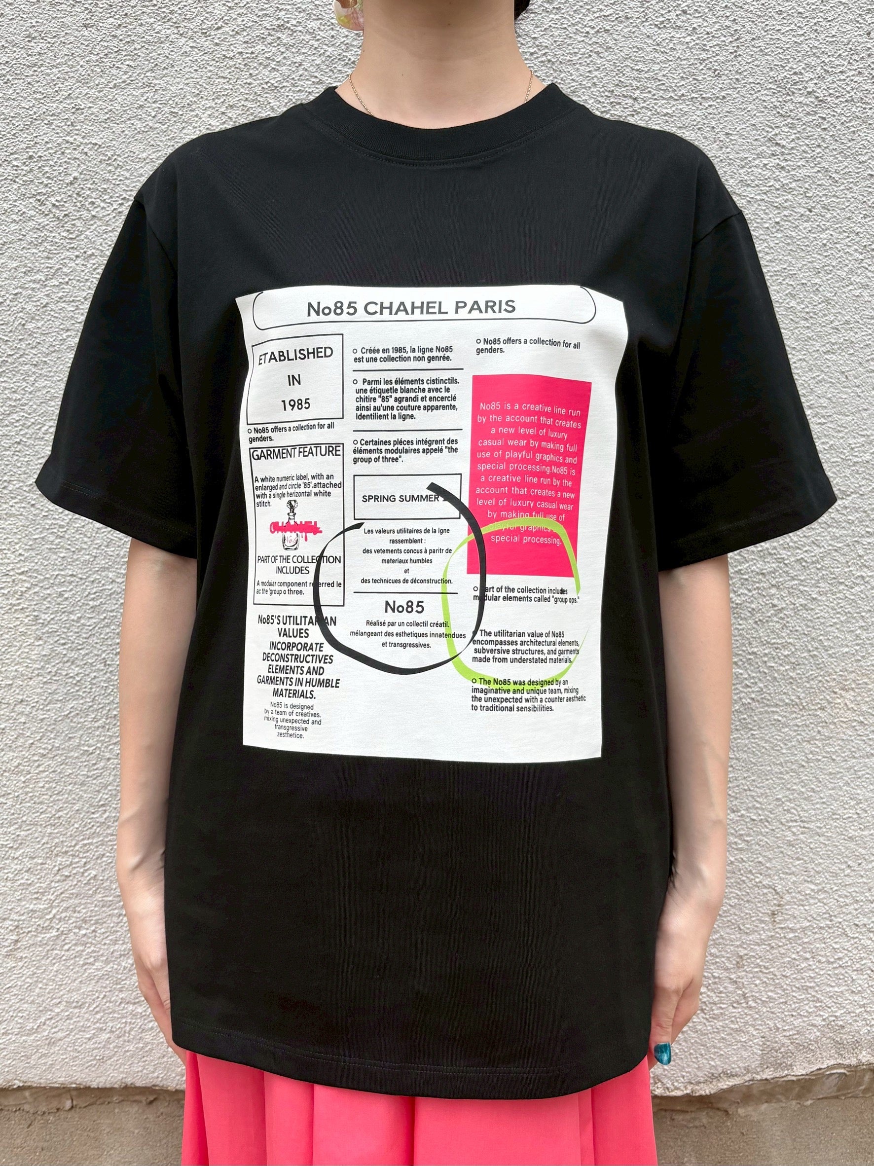 AccountパフュームレシートTシャツ