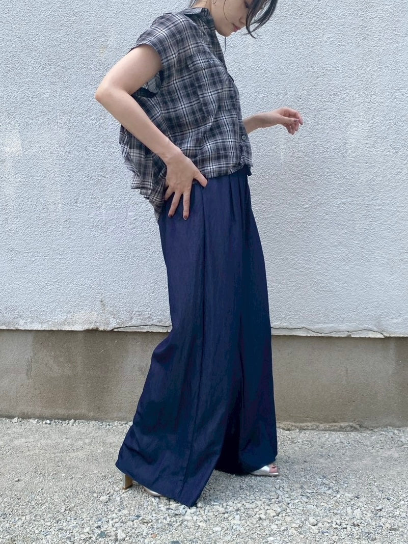 タックイージーワイドパンツ