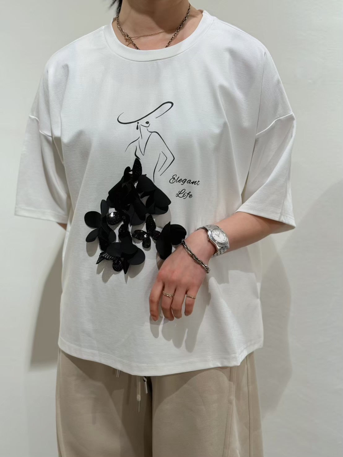 ◎フラワーアートトップス