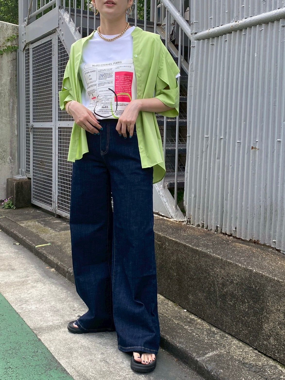AccountパフュームレシートTシャツ