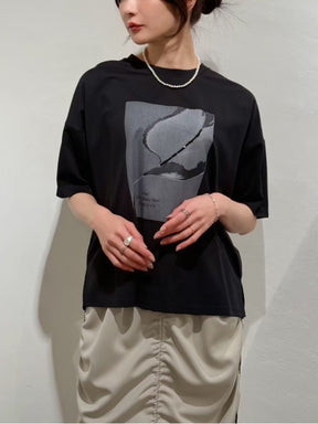 ◎ストーンプリントトップス