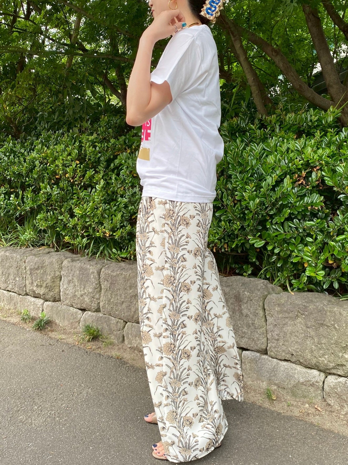 AccountペイントロゴTシャツ