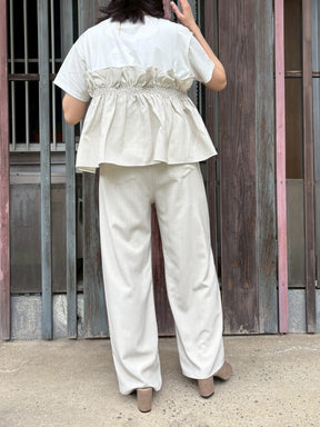 麻ビスチェドッキングTシャツ