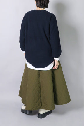キルトロングスカート