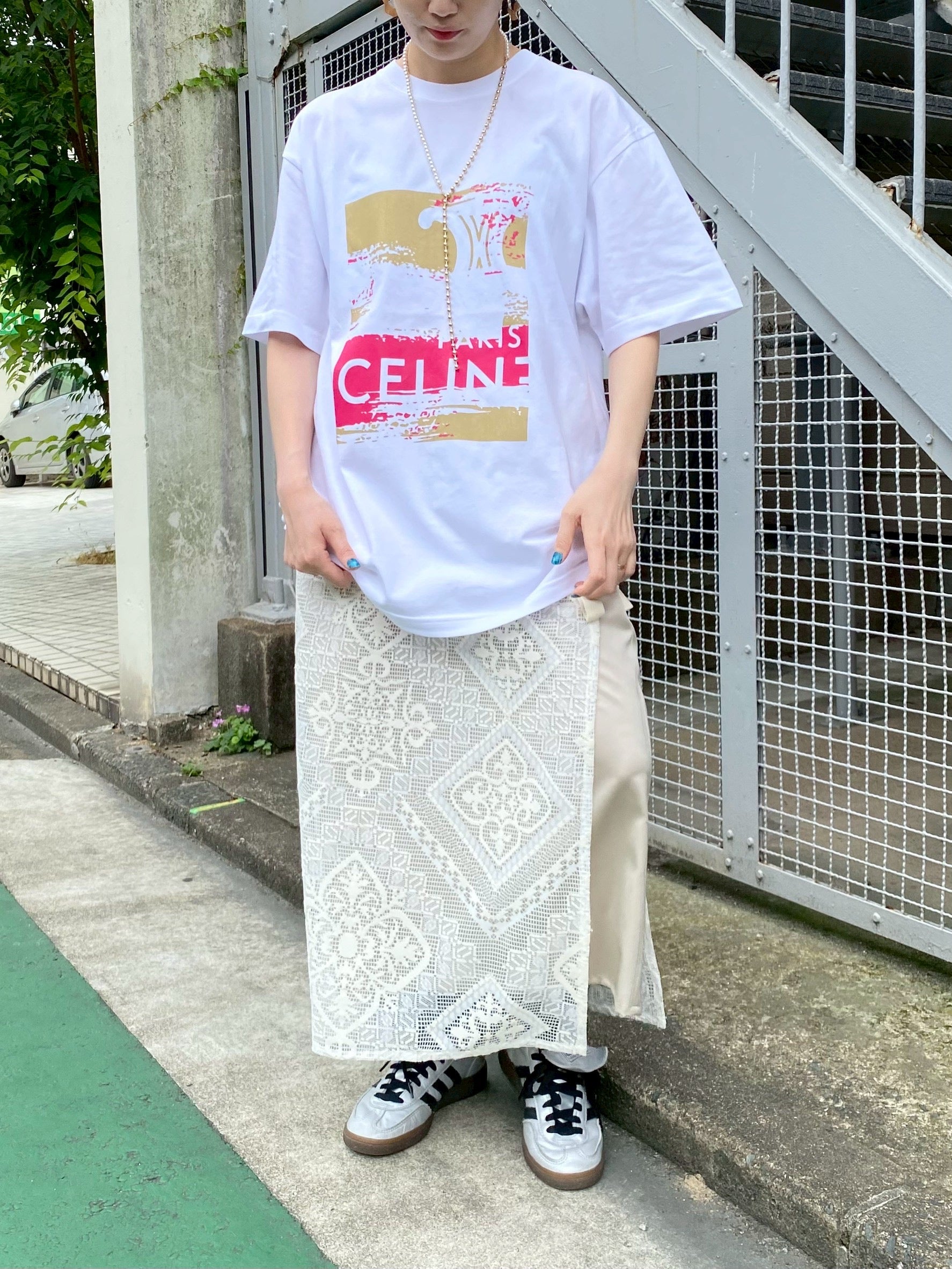 AccountペイントロゴTシャツ