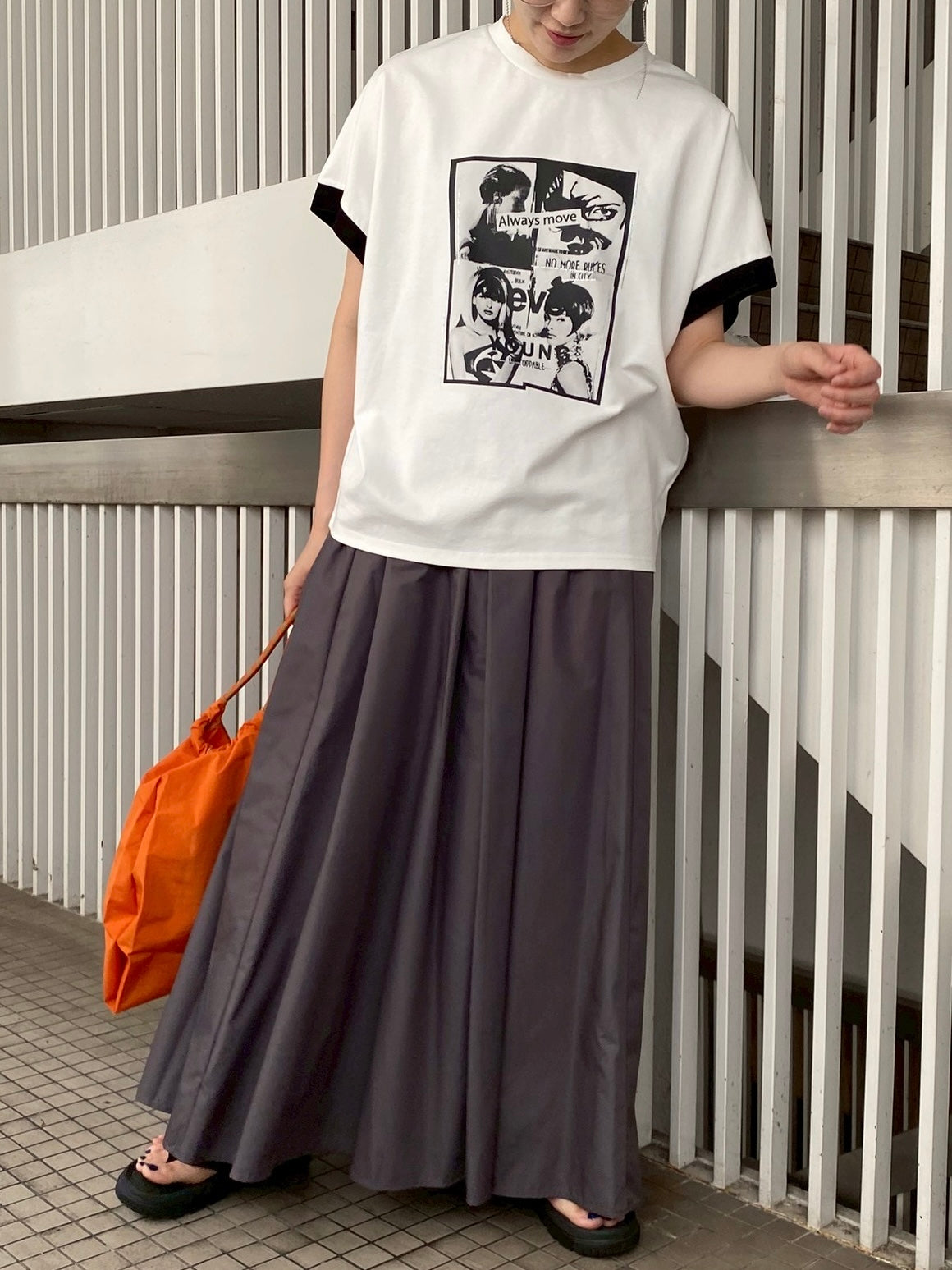 ウエストギャザースカート