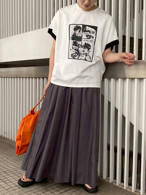 ウエストギャザースカート
