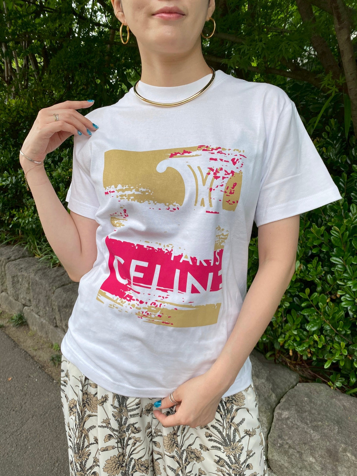 AccountペイントロゴTシャツ