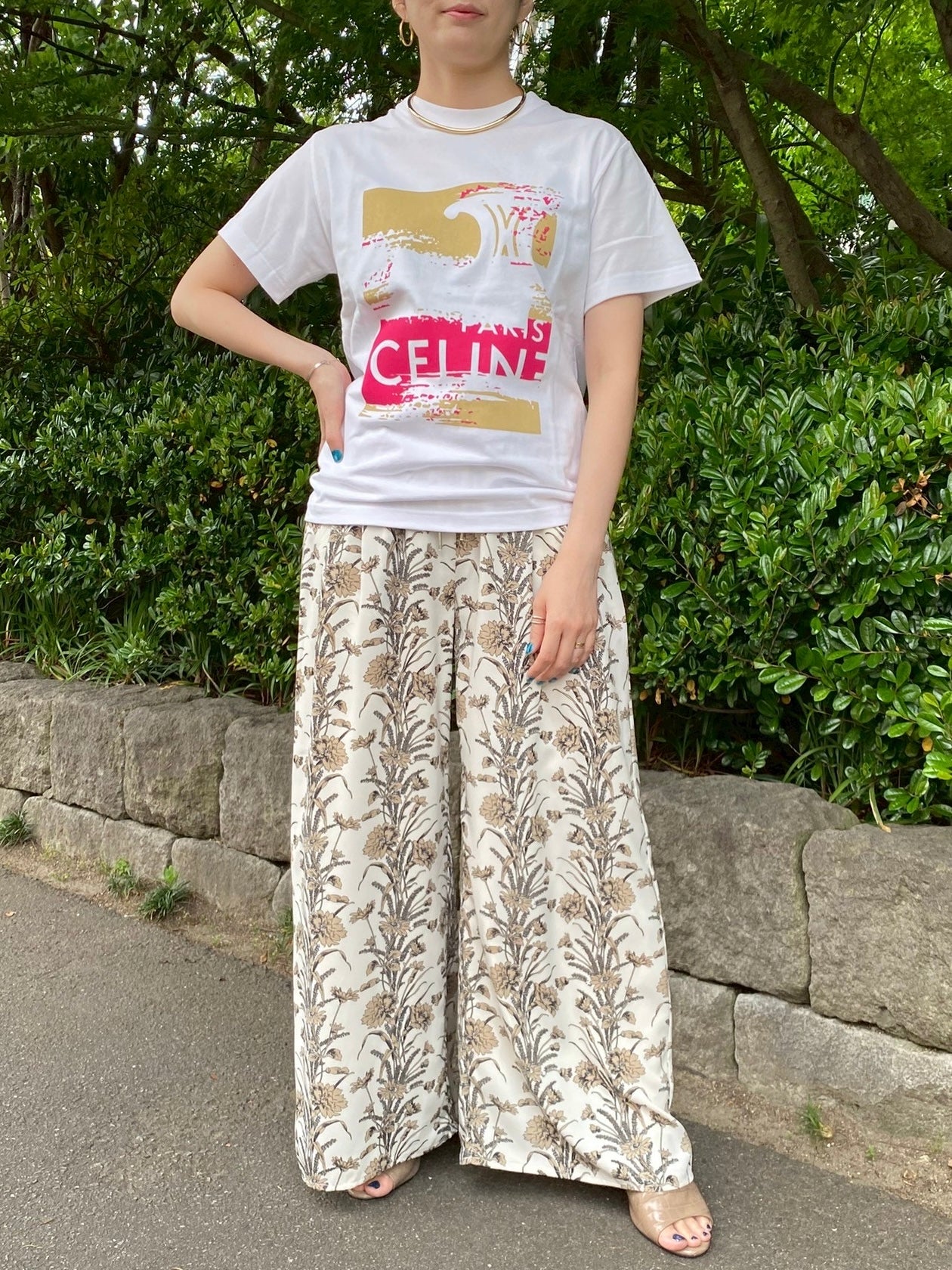 AccountペイントロゴTシャツ