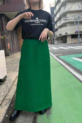 ファブリックカラーカラースカート