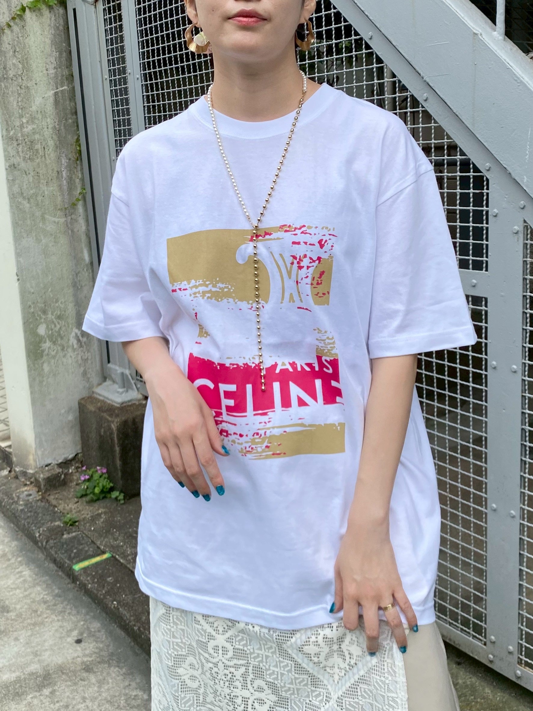 AccountペイントロゴTシャツ