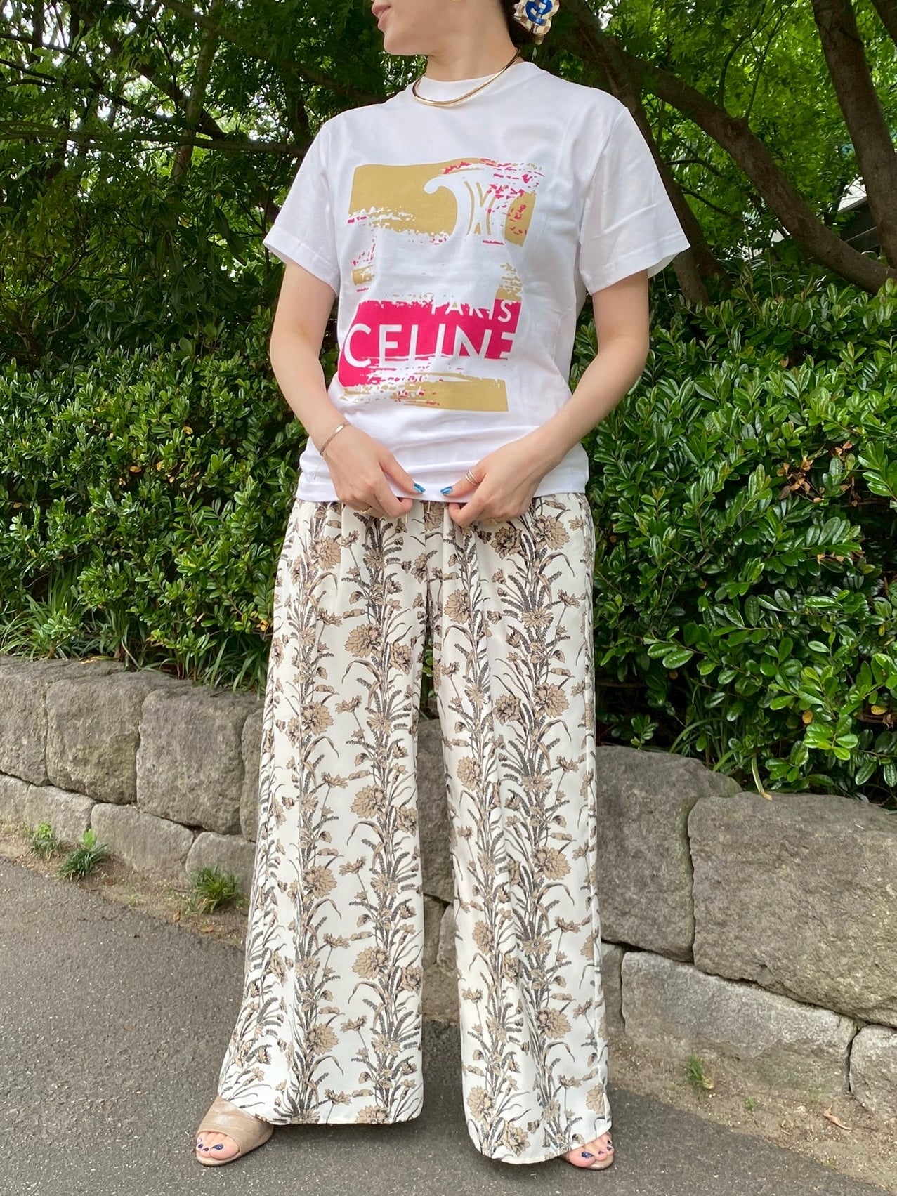 AccountペイントロゴTシャツ