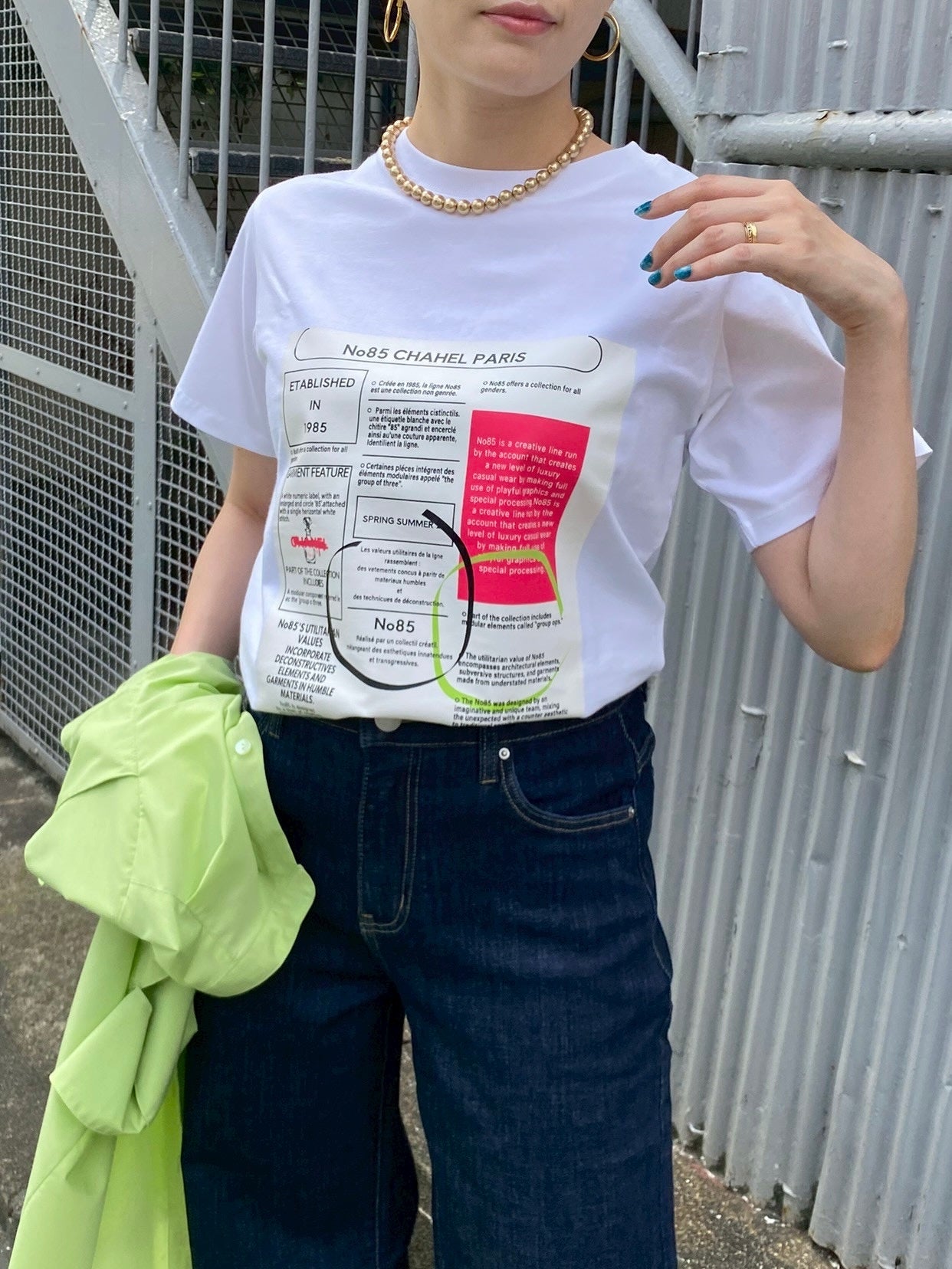 AccountパフュームレシートTシャツ