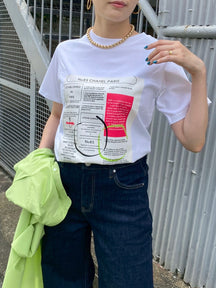 AccountパフュームレシートTシャツ