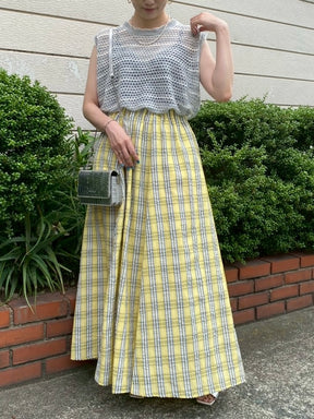 ウエストギャザースカート