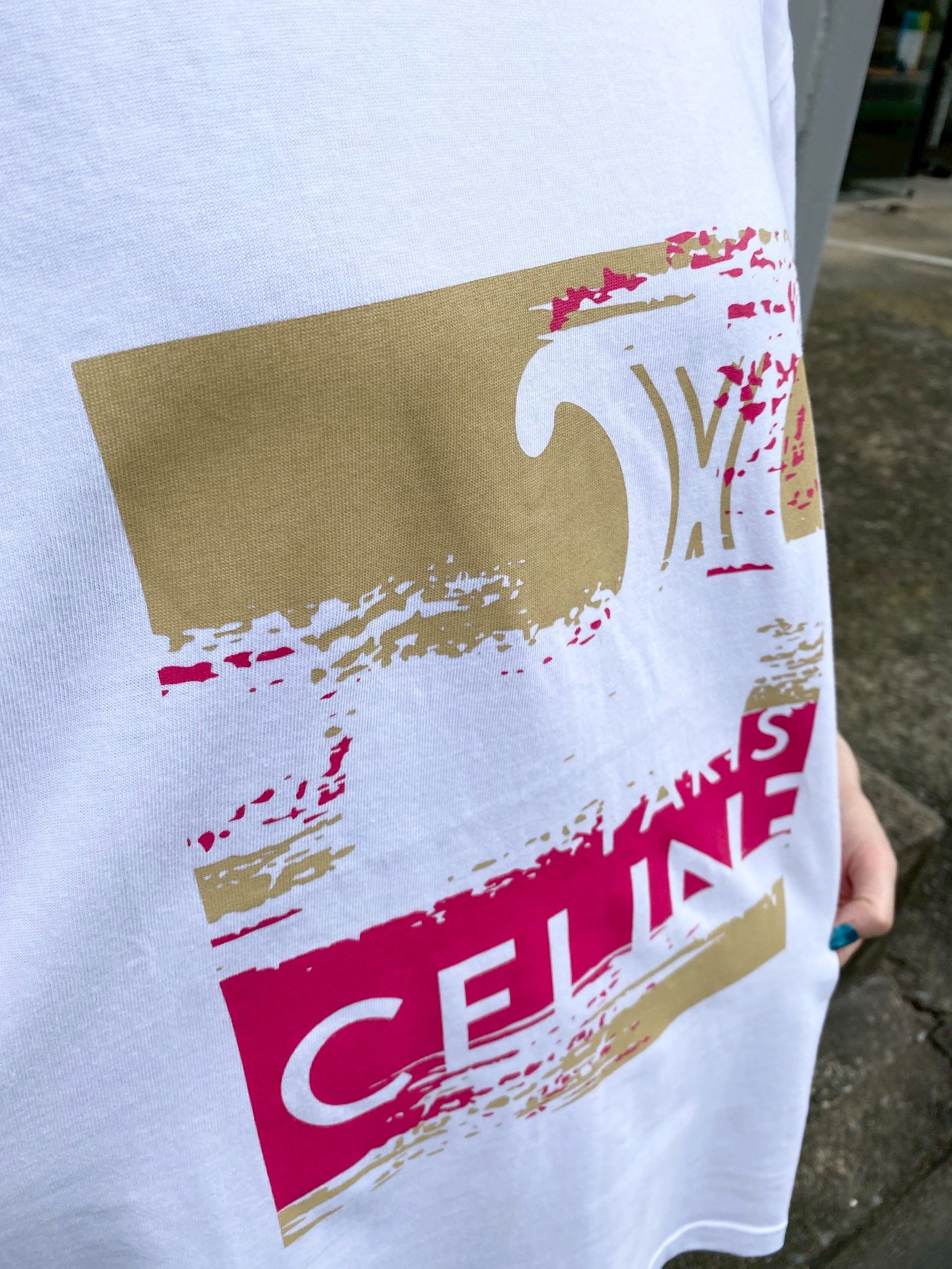 AccountペイントロゴTシャツ