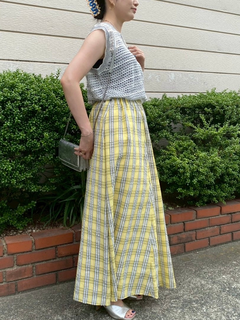 ウエストギャザースカート
