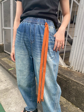 ストレッチテーパードデニム