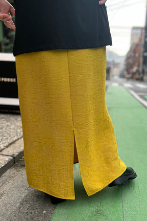 ファブリックカラーカラースカート