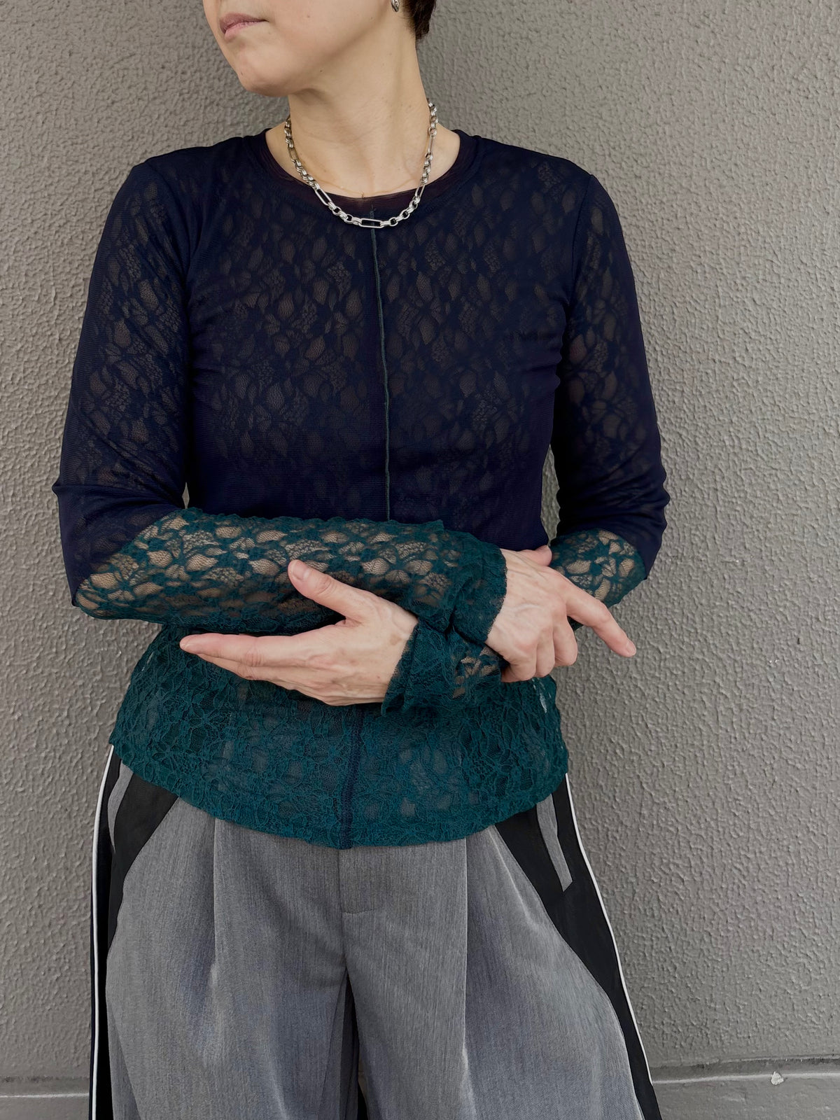 レースレイヤードインナー | LACE LAYERED INNER