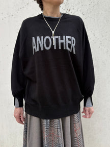 袖バルーンロゴニット