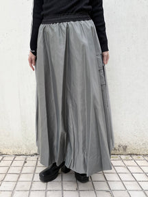 裾バルーンミリタリースカート