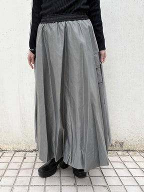 裾バルーンミリタリースカート