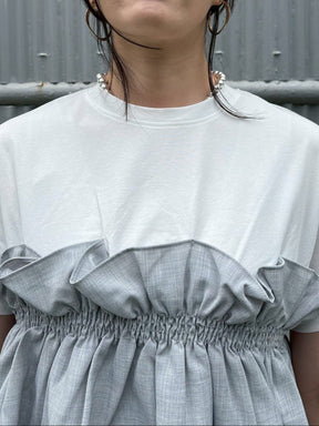 麻ビスチェドッキングTシャツ