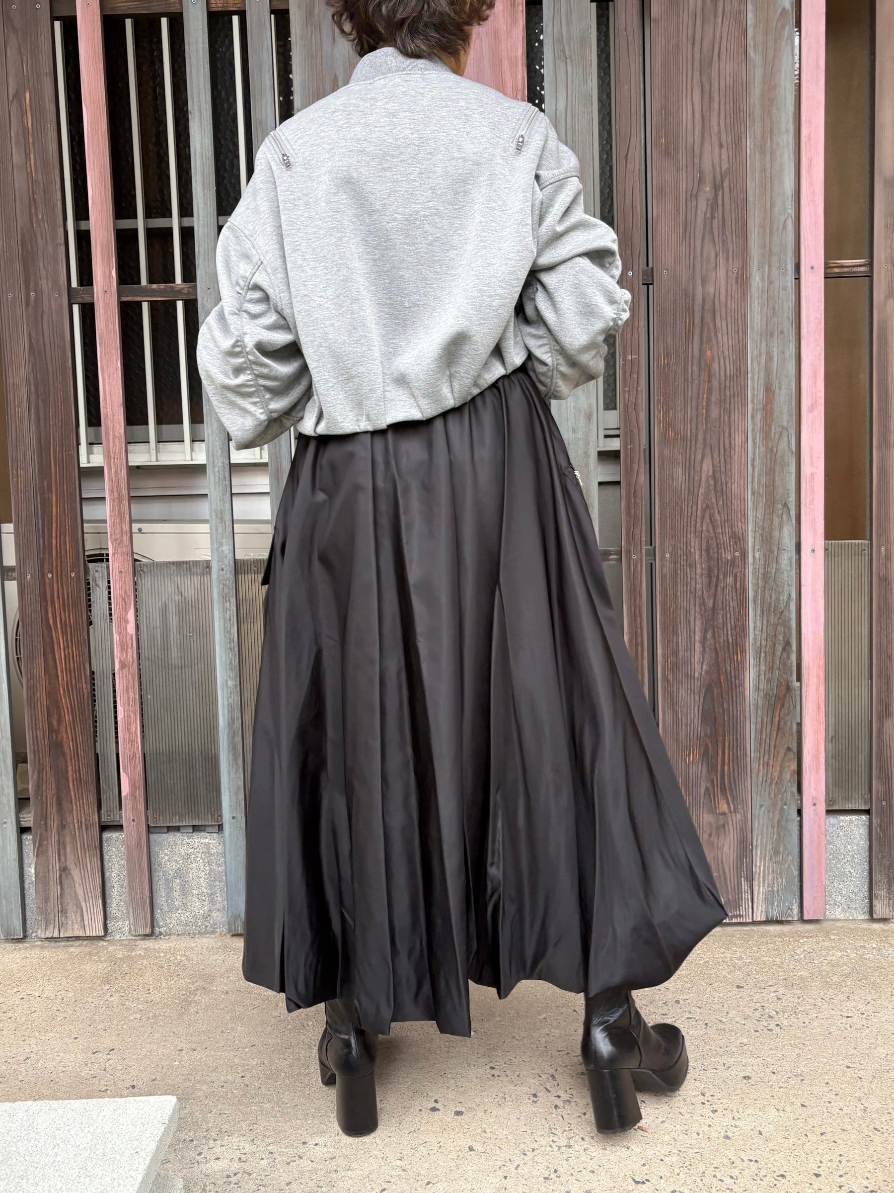 裾バルーンミリタリースカート