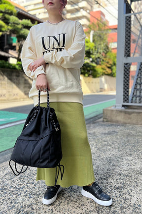 +81BRANCA×OUTDOOR PRODUCTS ステッチデザインナップサック