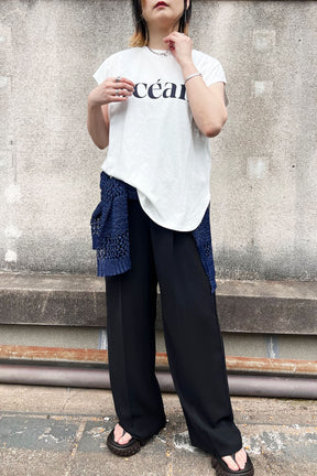 シンプルロゴフレンチTシャツ