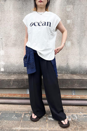 シンプルロゴフレンチTシャツ