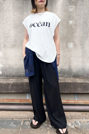 シンプルロゴフレンチTシャツ