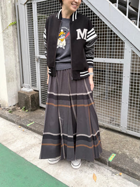 チェックスカート