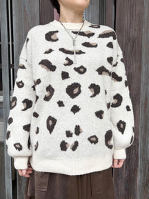 レオパードニット