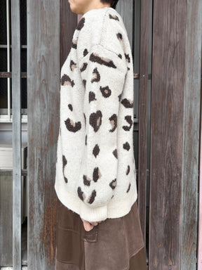 レオパードニット