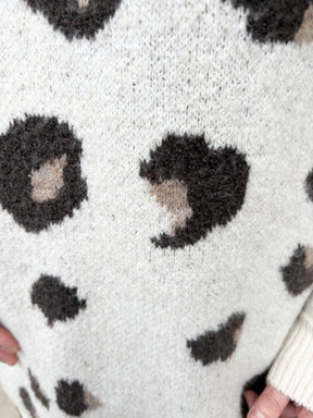 レオパードニット