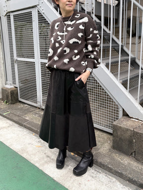 レオパードニット