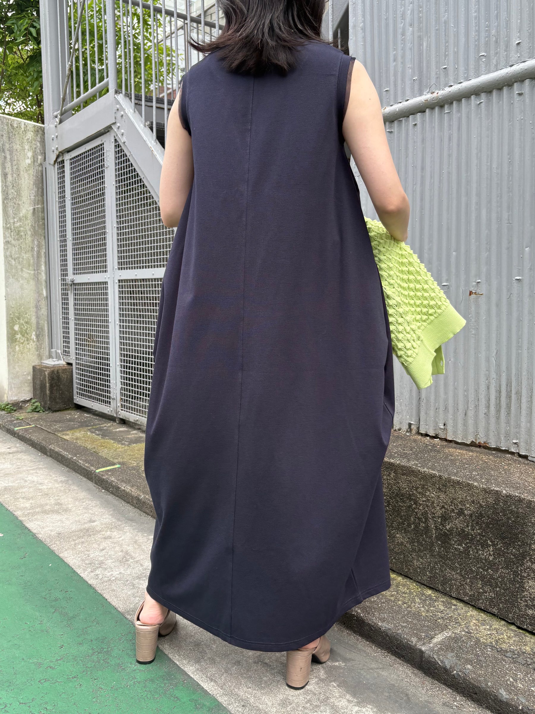 サイドドレープワンピース