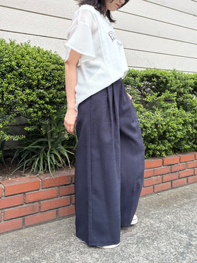 麻タッチタックパンツ