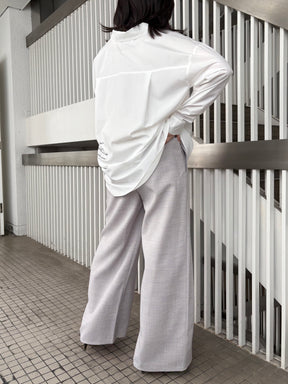 麻タッチタックパンツ