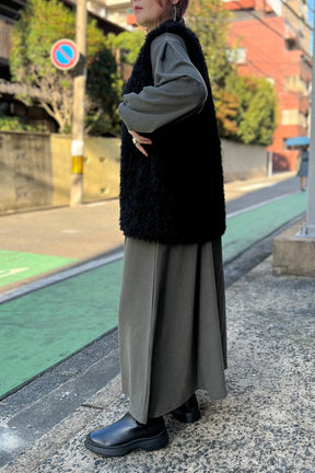 ハーフジップカットワンピース