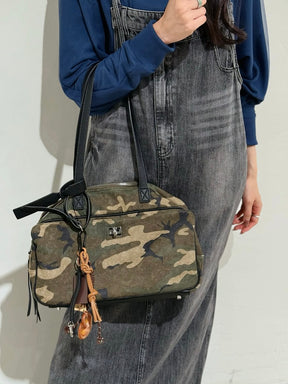 カモフラージュミニボストンバッグ